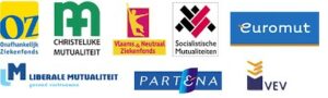 Verzameling logo's mutualiteiten bij vraag raadslid Dooms.