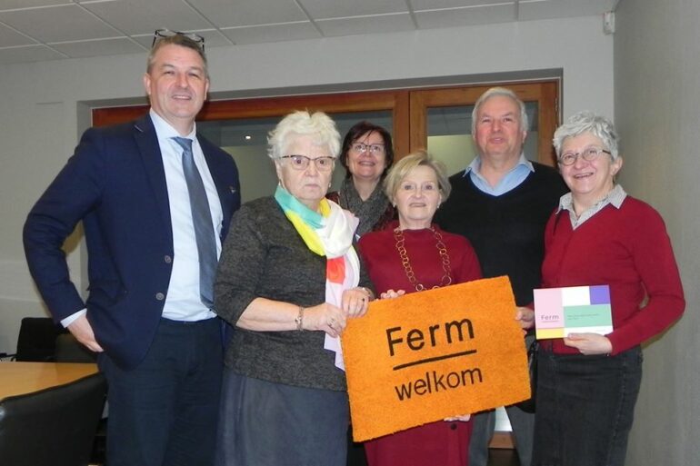 Deurmat met Ferm welkom.