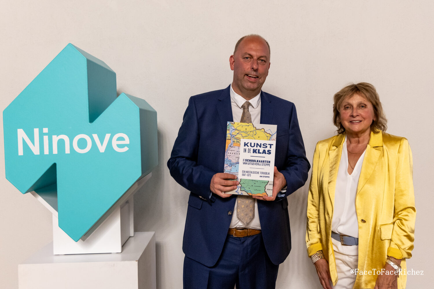 Werner Somers, schepen bevoegd voor erfgoed en An Steppe