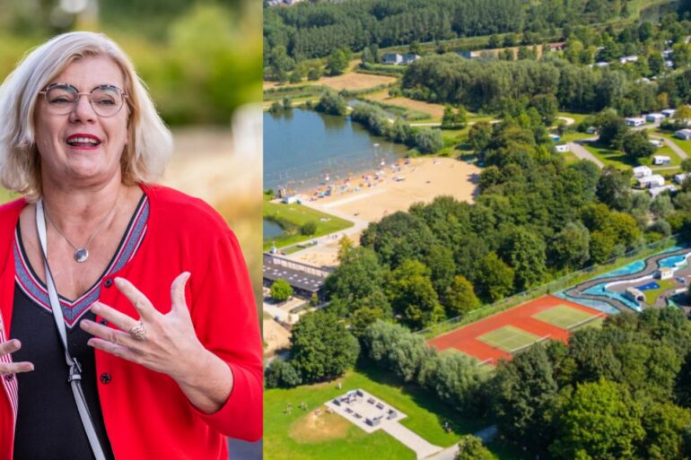 Provincieraadslid Oost-Vlaanderen Tania De Jonge, Dronefoto provinciaal domein De Gavers