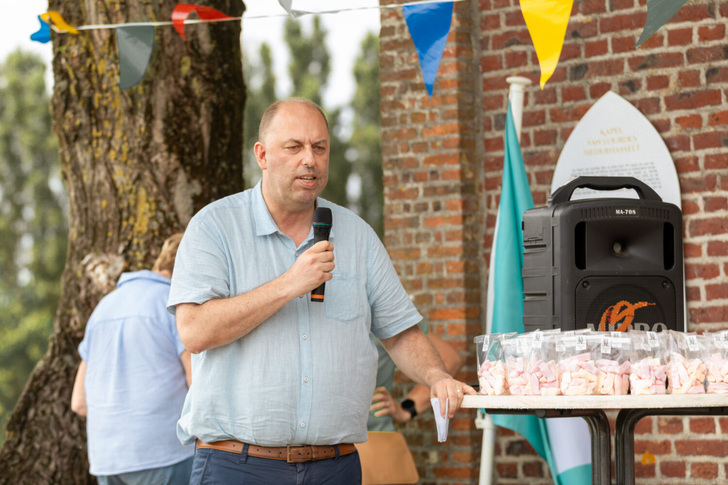 toespraak door schepen van Omgeving en Cultuur, Werner Somers