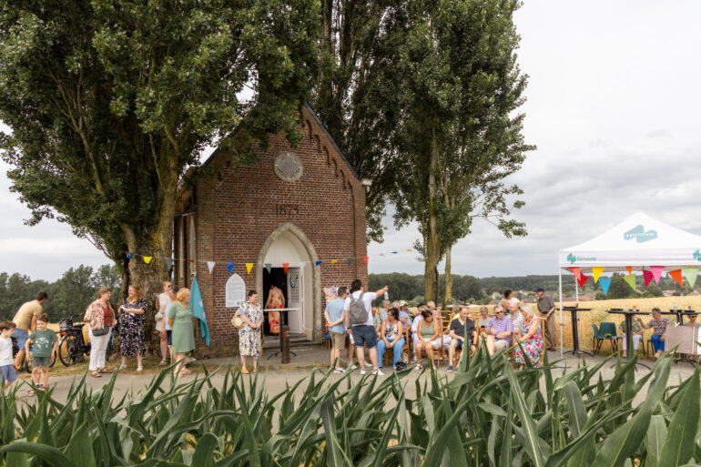 slotactiviteit van het herdenkingsjaar '150 jaar kapel van Lourdes'