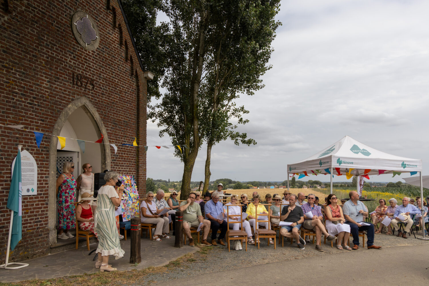 slotactiviteit van het herdenkingsjaar '150 jaar kapel van Lourdes'