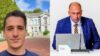 Gemeenteraadslid Victor Schollaert (Positief Ninove) en schepen Werner Somers (Forza Ninove)