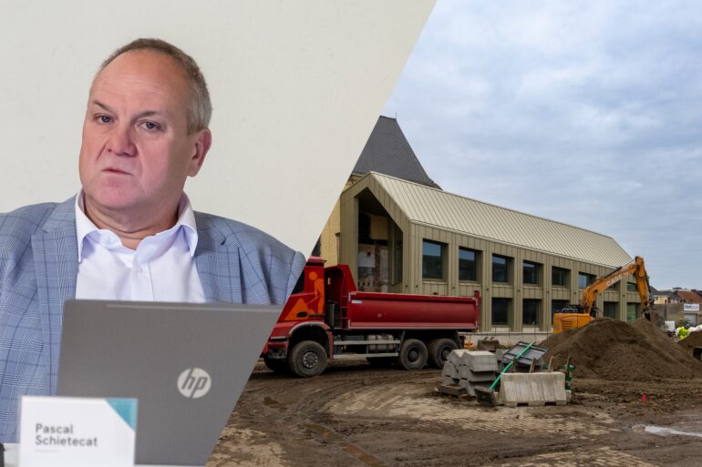 schepen Pascal Schietecat en Inghelantsite